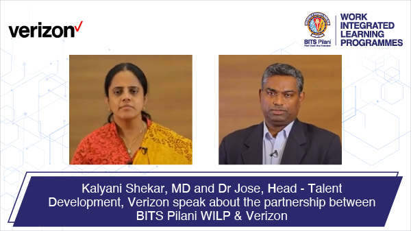 Kalyani Shekar & Dr Jose from Verizon speak about the partnership between BITS Pilani & Verizon